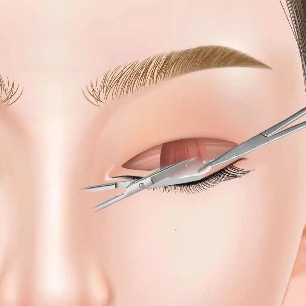 眼瞼下垂　手術方法　岡山